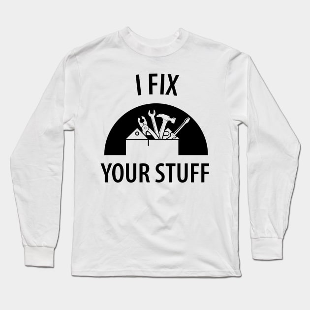 Caretaker Janitor Long Sleeve T-Shirt by Johnny_Sk3tch